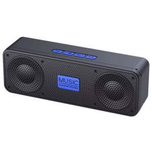 kebidumei | Loa Bluetooth Di Động S18 Tích Hợp Subwoofer Radio FM Thời Lượng Pin 20 Giờ Chống Nước Âm Thanh Nổi Dùng Cho Điện thoại/PC Sử Dụng Ngoài Trời