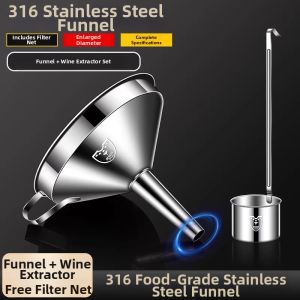 XIANXIANJIN | Stainless Steel Funnel with Filter