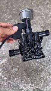 (HÀNG CHUẨN) Bộ đầu bơm máy rửa xe mini có kèm rơ le điện máy xịt rửa xe gia đình bảo hành 12 tháng