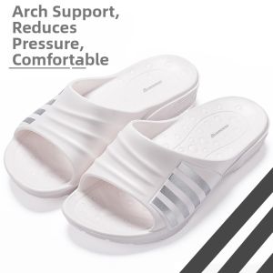 Supportive Indoor Slippers Home Use Anti-Slip Flat Foot Arch Shoes for Men And Women Summer Casual Comfortable EVA Couples Slippers
