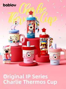 Bablov | High-Aesthetic Appeal Stainless Steel Straw Insulated Cup for Girls