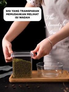 Toples Kotak Bening Kedap Udara Bahan Akrilik