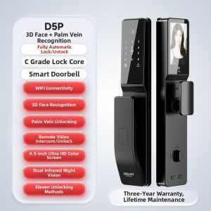 DELIXI | Fingerprint Facial Recognition Anti-theft Smart Door Lock