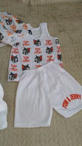 Cotton Terno For Baby Boy 6 to 12 Months (Random Design)