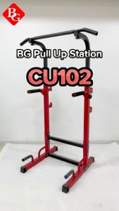 BG SPORT Pull Up Bar Station Chin Up Multifungsi Alat Pull Up Black