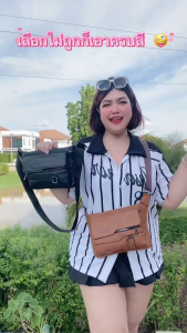 กระเป๋าคาดอก คาดเอว หนัง PU คุณภาพอย่างดี แฟชั่นผู้ชาย รุ่น 128