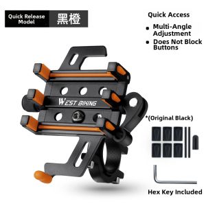 West Biking | Shockproof Aluminum Bike Phone Mount