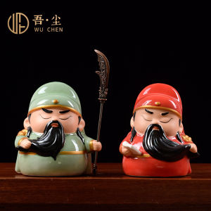 Trang Trí Bàn TV Bằng Gốm Sứ Guan Gong Trang Trí Bàn Trang Trọng Guan Gong Đạo Cụ Trang Trí Nhà Cửa Phong Cách Trung Hoa
