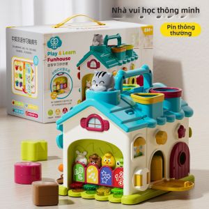 GOODWAY | Bảng Hoạt Động Ghép Hình Giáo Dục Sớm Song Ngữ Cho Trẻ Mới Biết Đi
