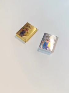 55 PCS Pokemon Cards Metal Gold Vmax GX Energy Card Charizard Pikachu Rare Collection Battle Trainer Card Child Toys