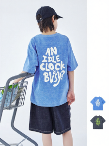 LANQISHUI | Retro Street Style Colorful Printed Boys T-Shirt