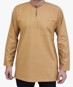 Kurta Melayu Men (Slim fit) with front pocket