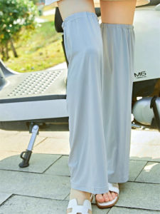 Tất Ống Dài Chống Nắng Bằng Lụa Băng Cho Nữ Mùa Hè Đi Câu Cá Ngoài Trời Chống Tia UV Dài qua Đầu Gối