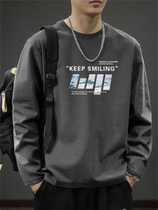 Áo Thun Dài Tay Rộng Rãi Thường Ngày Thời Trang Mỹ Cổ Điển Cỡ Lớn Đa Năng Mùa Xuân Thu Thương Hiệu Hợp Thời Trang