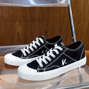 Enpor Sepatu Sneakers Pria Fashion Casual Sepatu Sekolah Canvas Cowok Keren Low Model Berkualitas KSC408