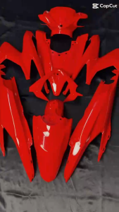 Click v2 125-150 Fairings Kit Set 8 in 1 Indo Type - Brandnew Motorcycle Body Panels in Black Red White Blue