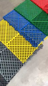 1.8cm car wash grille car wash free trenching floor drain plastic splice floor mat warehouse moisture-proof floor mat