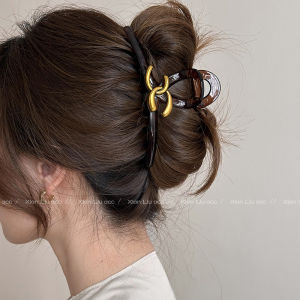 Kẹp Tóc Kiểu Pháp Cổ Điển Hai C Dành Cho Nữ 2025 Kẹp Tóc Cao Cấp Mới Cho Phụ Nữ Kẹp Tóc Sau Đầu Kẹp Tóc Cá Mập Thanh Lịch Phụ Kiện Tóc