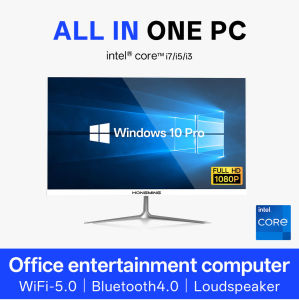 Hongming 24" HD IPS All in one PC， intel core i5 12400 RAM/16G DDR4 SSD/512G windows 10 ProDesktop Computers