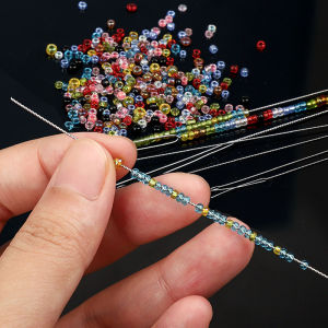 กำลังประสบการณ์ 2 ชิ้นเข็มบิดเปิดตรงกลางหมุดลูกปัดสแตนเลสเครื่องประดับสร้อยคอทำ DIY สร้อยข้อมือ ค้นพบมือของคอ