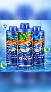 AIDEAL Aquarium Water Purifier | Nitrifying Bacteria Water Clarifier | Anti-Chlorine Algae Remover