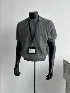 YOULIN | Retro Style Mens Knitted Short Sleeve T-shirt