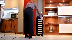 Hafele Etna Wine Cooler 21 Botol Free Standing Black  - Kulkas Chiller Pendingin Minuman Wine Single Zone