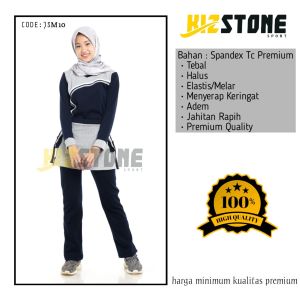 Setelan Baju Olahraga Wanita / Setelan Baju Olahraga Muslimah / Set Baju Senam Wanita