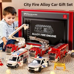 FUZAO | Alloy Toy Car Set for Boys 3-6 Years Old