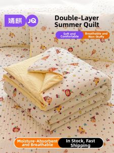 JoynCleon | Double Layered Gauze Summer Blanket Air Conditioning Thin