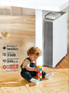 Panasonic | Thin Compact Air Purifier For Formaldehyde Odor Dust Smoke And Baby