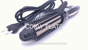 Gemei เครื่องหนีบ & ม้วนผม 3 in 1 แผ่นความร้อนทัวร์มาลีนเซรามิก GM-2922 ร้อนเร็วและนาน อุณหภูมิคงที่ สูงสุด 220 องศา กำลังไฟ 45 วัตต์ หนีบตรง หยัก ลอน พร้อมซีกแปรงหวี สายไฟใหญ่ยาวมีห่วงคล้อง สุดคุ้ม!!! – สีฟ้า