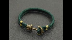 New Men Bracelet Rope Bronze Bilayer Easy Hook Nautical Braclet Gift For Him Beach Surfer Jewelry Accessories Pulsera Hombre