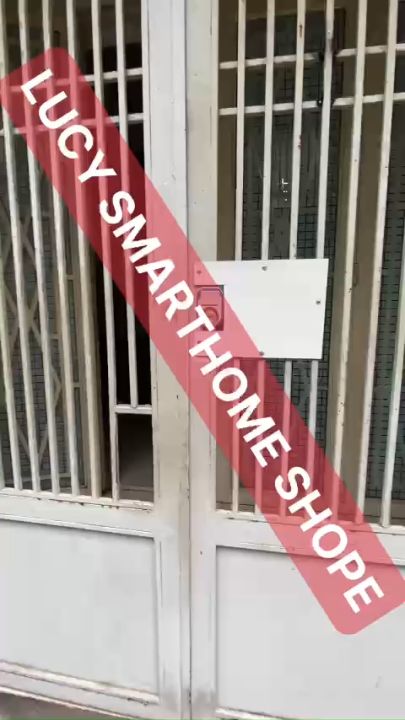 Khóa Cổng thông minh LC-KC03 mở cửa bằng thẻ từ và chìa cơ bên trong và ...