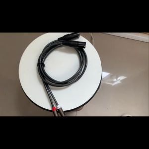 1M สายสัญญาณเสียง XLR Male To XLR Female(ผู้-เมีย) Mic Cable 3Pin สายลำโพง สำหรับเครื่องผสมเสียงเครื่องขยายเสียงสเตอริโอ XLR สายไฟ