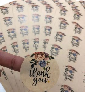 Combo 10 tờ giấy kraft gói quà KT 70x100cm kèm dây bố và tem