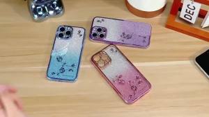 Electroplating Glitter Gradient Eternal Flower Pattern Phone Case For Google Pixel 11 10A 9 ProXL 8 7 6 A Pro Protect Soft Cover