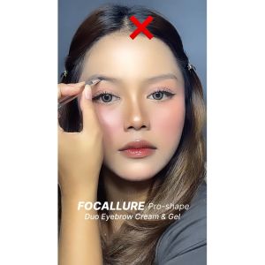 FOCALLURE 2-in-1 Eyebrow Cream & Setting Gel 3D Pro-shape