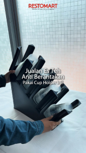 Cup Holder 4 Grid OCEAN Plastik (2038104)(F8)