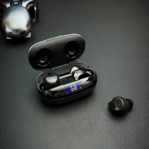 Bluetooth 5.3 Headphones True Wireless Waterproof Buds with Charging Case 50H Battery & Crystal Clear Stereo Sound Earphones TWS