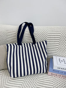 Túi Đeo Vai Đơn Giản Thoải Mái Du Lịch Cỡ Lớn Phong Cách Hàn Quốc Mới 2025 Túi Đeo Vai Vải Cotton Có Khóa Kéo