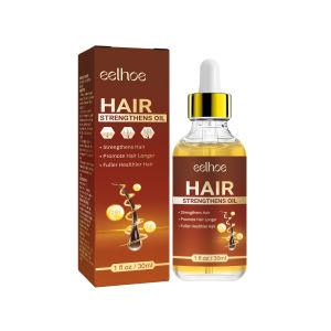 EELHOE Black Castor Oil Essential Oil Makes Hair Smooth and Shiny. Multi-effect Care Essential Oil Suitable for Body Hair and Eyela Natural Castor Essence Oil Moisturizing Whole Body Smoothing Nourishing Hair Scalp Refreshing Non-greasy Castor Essence Oil