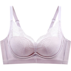 MiiOW | เสื้อชั้นในลูกไม้ไร้โครง ทรงเข้ารูป สำหรับผู้หญิง ดูดซับแรงกระแทกได้ดี ป้องกันการหย่อนคล้อย ป้องกันการเกิดไขว้ข้างเดียว 2025 ใหม่