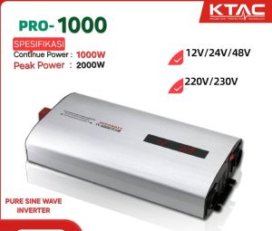 KTAC inverter pure sine wave high performa 1000W 2000W continue