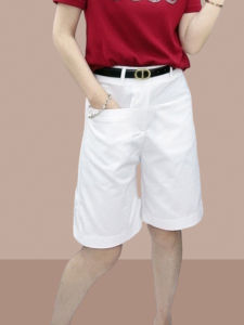 Shalldoer | Summer Five Pocket Shorts Womens Trousers White