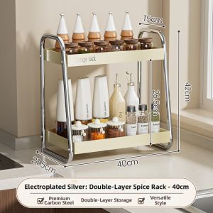 YIXUAN | Multifunctional 2 Layers Kitchen Storage Rack for Seasonings