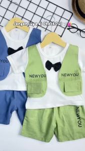 Setelan Baju Rompi NEW YOU Anak Laki-laki 1-4 Tahun Baju Anak Berkualitas