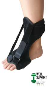 🎖️ อุปกรณ์พยุงเท้า รุ่น FO3 สายปรับ 2 เส้น เท้าตก เจ็บเท้า ใส่ออกกำลังกาย ทำงาน นอน Foot drop