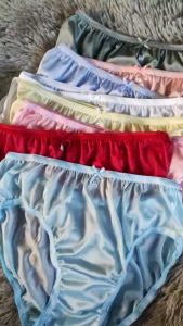 กางเกงในบิกินี่ ผ้าวาโก้ นุ่มลื่น กางเกงในผู้หญิง กางเกงในแห้งเร็ว กางเกงไนล่อนเกรดพรีเมี่ยม ไซส์ XL Bikini Woman Underwear Nylon Briefs สะโพก 38-44 นิ้ว กางเกงในบิกินี่ผู้หญิง - Lazada