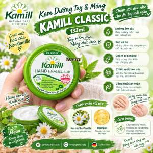 Kem Dưỡng Tay & Móng Kamill Classic 133ml – Chiết Xuất Hoa Cúc Bio-Kamille & Bisabolol